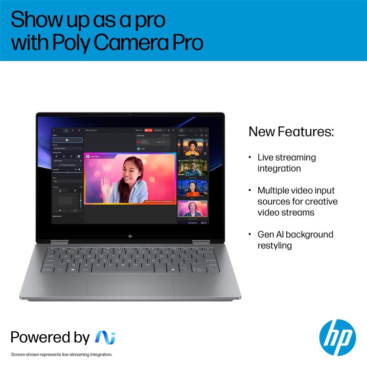 HP OmniBook Intel Core Ultra 5 16GB RAM 512GB SSD 14 Inch Windows 11 Laptop