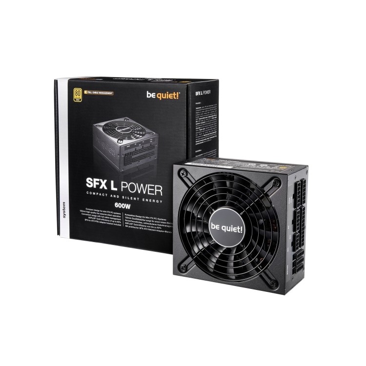 Be Quiet 500W SFX-L Power PSU Small Form Factor Fully Modular 80+ Gold Continuous Power