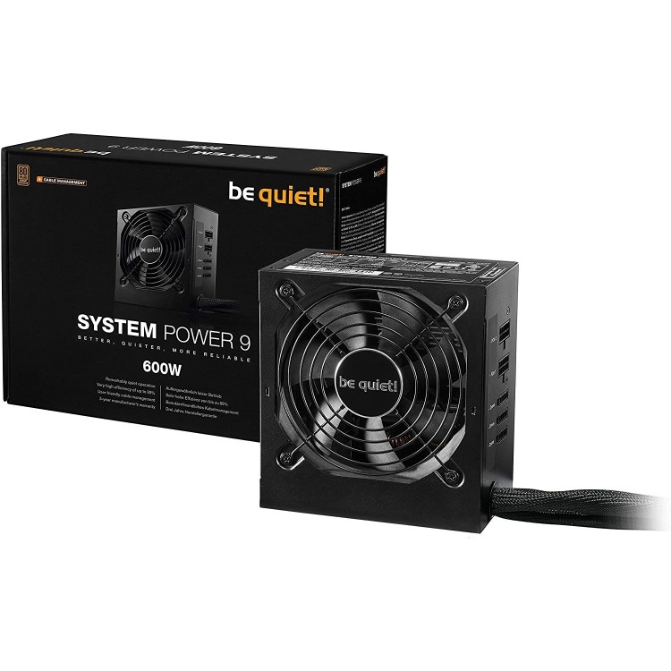 be quiet! System Power 9 600W Semi-Modular 80 PLUS Bronze Power Supply