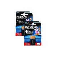 Duracell Ultra Power 9V 1 x 2 Pack Bundle