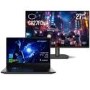 Medion Erazer Scout E17 Intel Core 5 16GB RAM 1TB SSD 17.3 Inch 144Hz RTX 5050 Gaming Laptop with Cooler Master GA27FC 27" IPS Full HD 120Hz 1ms Gaming Monitor
