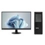 Lenovo ThinkStation P520 Tower Intel Xeon W-2255 with Lenovo ThinkVision C27-40 27" FHD Monitor