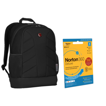 15.6" Wenger Laptop Backpack with Norton Internet Security