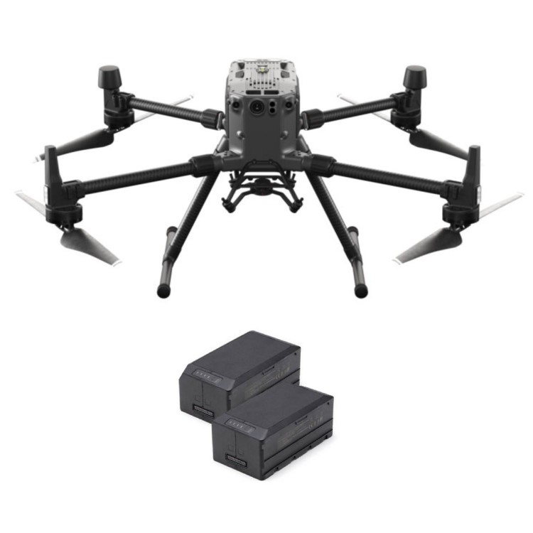 DJI Matrice 350 RTK Drone + 2 DJI Matrice 300 RTK TB60 Intelligent Flight Batteries