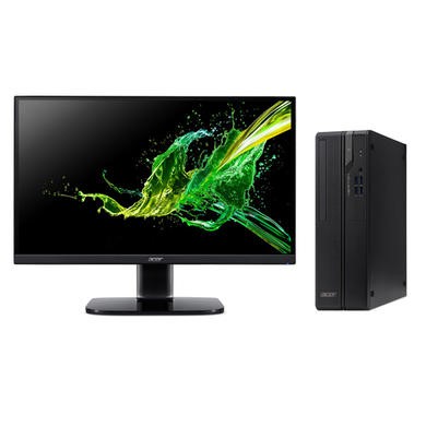 Acer Veriton X X2690G SFF Windows 11 ProDesktop PC with Acer KA242YA 23.8" FHD Monitor