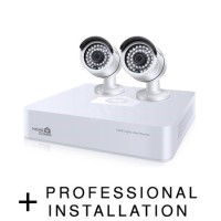 HomeGuard 2 Camera 1080p HD DVR System with 1TB HDD & Professional Installation