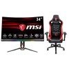 MSI Optix MPG341CQR &amp; Free MSI Gaming Chair