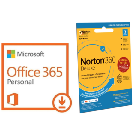 Microsoft 365 Personal ESD & Norton Internet Security ESD Bundle