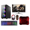 REACT Core i3-10100F 16GB 1TB SSD GeForce GT 1030 No OS Desktop Gaming PC With Marvo Scorpion CM409-UK &amp; electriQ Gaming Monitor Gaming PC Bundle