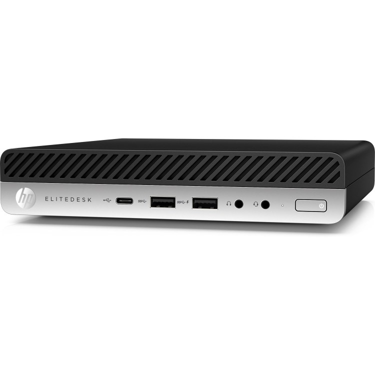 Bundle of Refurbished HP EliteDesk 800 G4 with Gaming Monitor Single Monitor Arm Keyboard Mouse HDMI Cable and PC Mount Bracket