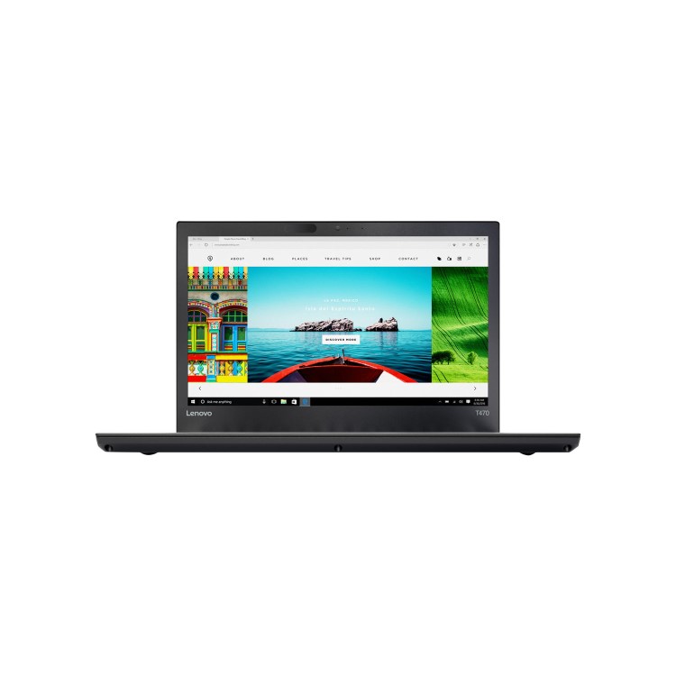 Refurbished Lenovo ThinkPad T470 Core i5 7th Gen 8GB 256GB SSD 14 Inch Windows 10 Professional Laptop with Laptop Backpack with Genius NX-7000 Wireless Mouse Black