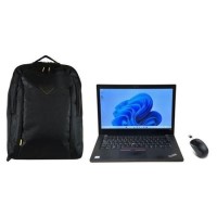 Refurbished Lenovo ThinkPad T480 Core i5 8th gen 16GB 256GB SSD 14 Inch Windows 11 Pro Laptop with Laptop Backpack with Genius NX-7000 Wireless Mouse Black Refurbished Lenovo ThinkPad T480 Core i5 8th gen 16GB 256GB SSD 14 Inch Windows 11 Pro Laptop with Laptop Backpack with Genius NX-7000 Wireless Mouse Black