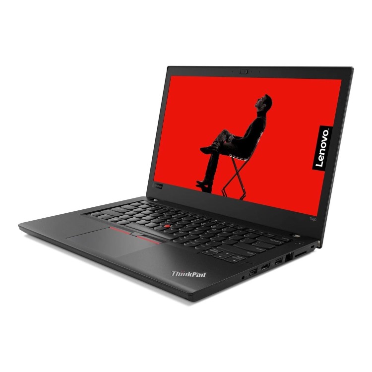 Refurbished Lenovo ThinkPad T480 Core i5 8th gen 16GB 256GB SSD 14 Inch Windows 11 Pro Laptop with Laptop Backpack with Genius NX-7000 Wireless Mouse Black