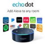 Amazon Echo Dot 2nd Generation Black with FREE GU10 Smart Bulb
