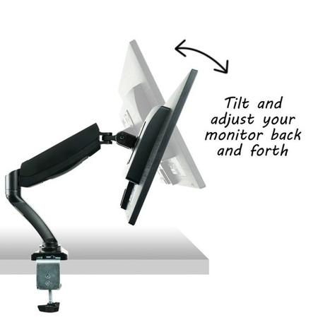 electriQ 27" QHD 1440p 95Hz FreeSync HDR Monitor with Single Monitor Arm