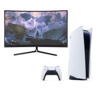 Sony PlayStation 5 Console 1TB with 31.5" 4K Gaming Monitor