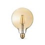 electriQ Smart Filament Bulb Large Round E27 Amber 5w - 5 Pack