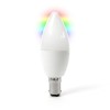 electriQ Smart dimmable colour Wifi Bulb with B15 bayonet ending - Alexa &amp; Google Home compatible - 10 Pack
