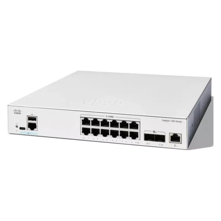 Cisco Catalyst 1300 12-Port Rack-mountable Managed Switch