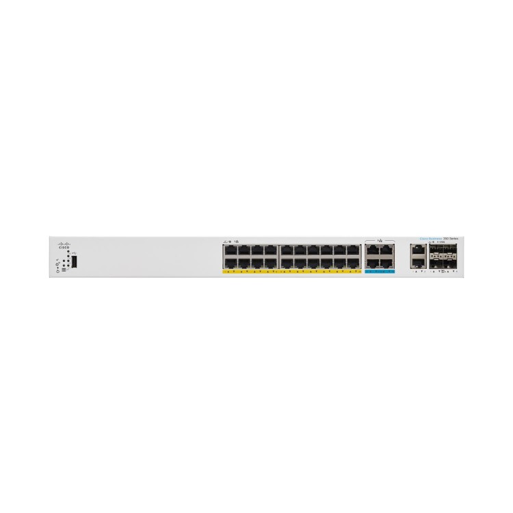 Cisco Catalyst 1300 Series 1300 24-Port Gigabit PoE+ SFP+ Managed L3 Rack-mountable Switch 195W