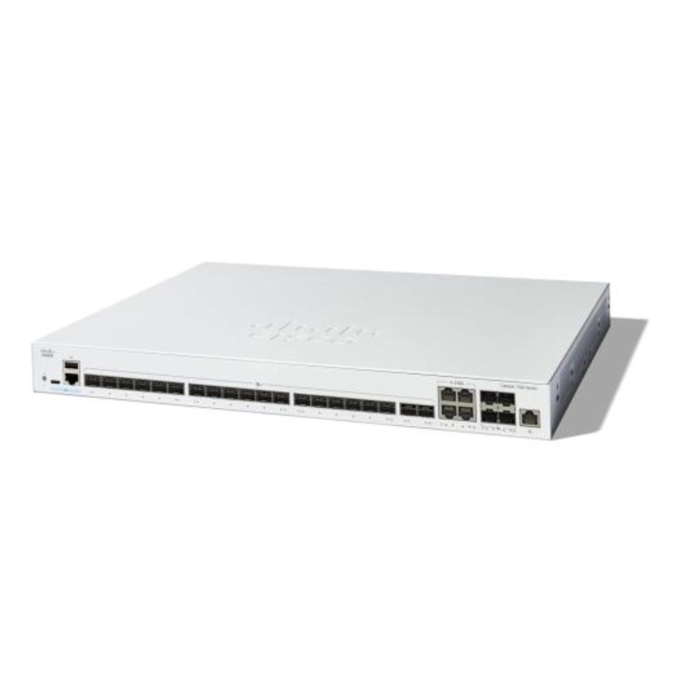 Cisco Catalyst 1300 Series 1300 24-Port 10Gigabit Base-Port SFP+ Smart Managed L3 Rack-mountable Switch 