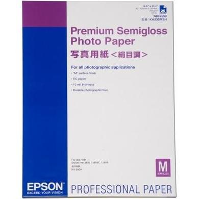 Epson Premium Semigloss Photo Paper - semi-gloss photo paper - 25 sheets