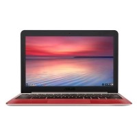 ASUS C201PA 4GB 16GB 11.6 Inch Chrome OS Chromebook Laptop - Gold/Red