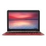 ASUS C201PA 4GB 16GB 11.6 Inch Chrome OS Chromebook Laptop - Gold/Red