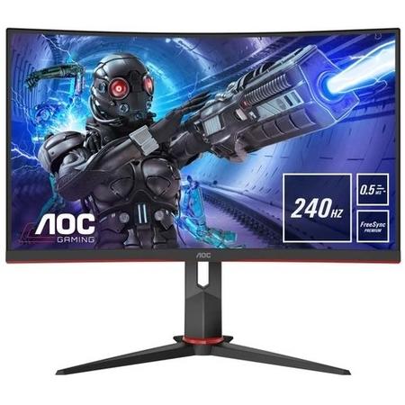 AOC C27G2ZU/BK 27" Full HD VA 240Hz 0.5ms FreeSync Curved Gaming Monitor