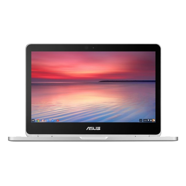 Asus Chromebook Silver 12.5 INCH - M3-6Y30 8GB 64GB eMMC UMA No-ODD FHD Touch Chrome OS 1yr