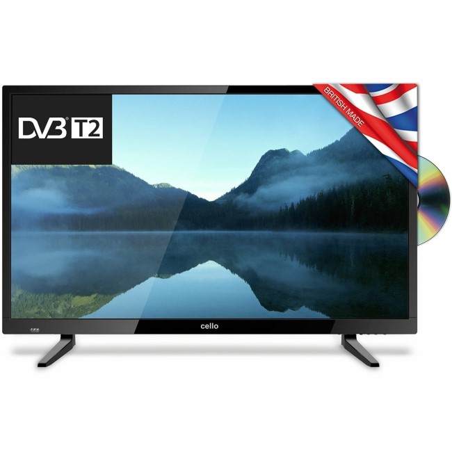 Cello 32" 720p HD Ready TV with Built-in DVD Player and Freeview HD