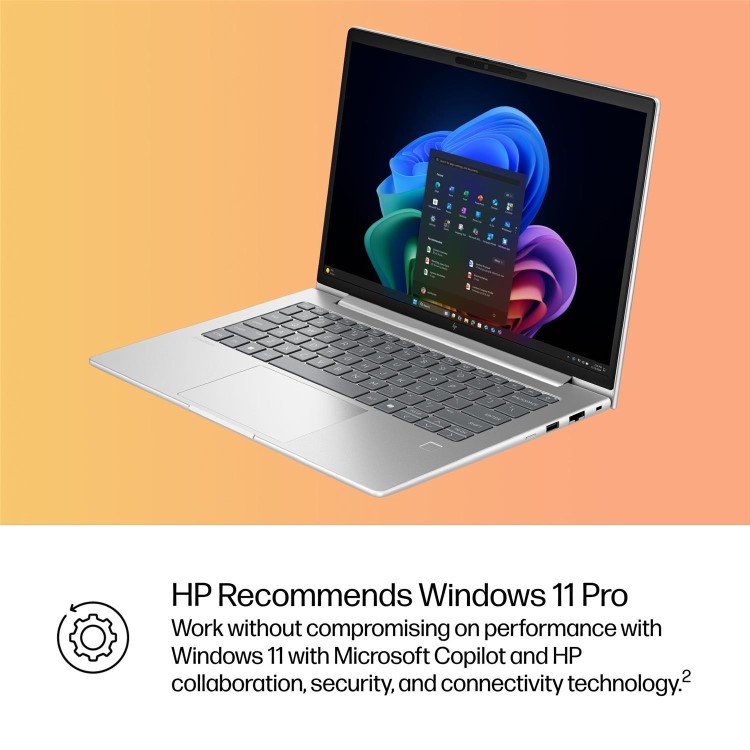 HP EliteBook 6 G1q Next Gen AI Qualcomm Snapdragon 32GB RAM 512GB SSD 14 Inch Windows 11 Pro Laptop