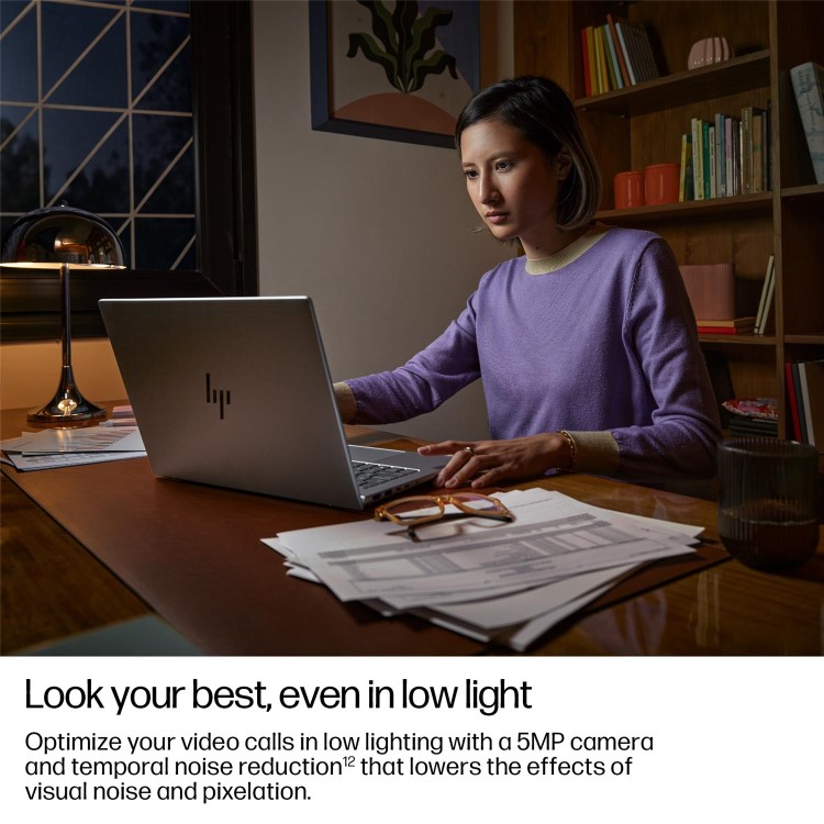 HP EliteBook 6 G1q Next Gen AI Qualcomm Snapdragon X 16GB RAM 512GB SSD 14 Inch Windows 11 Pro Copilot+ Laptop