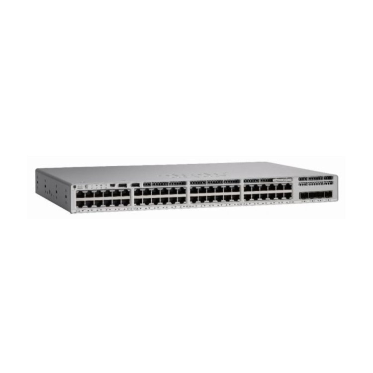 Cisco Catalyst 9200L Network Advantage L3 - 48 x 10/100/1000 PoE+ + 4 x Gigabit SFP uplink Rack-Mountable PoE+ 1440 W Access Switch