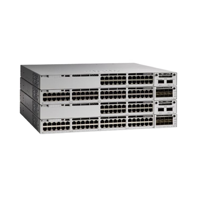 Cisco Catalyst 9300L - Network Advantage - switch - L3 - Managed - 24 x 10/100/1000 + 4 x Gigabit SFP (uplink) - rack-mountable