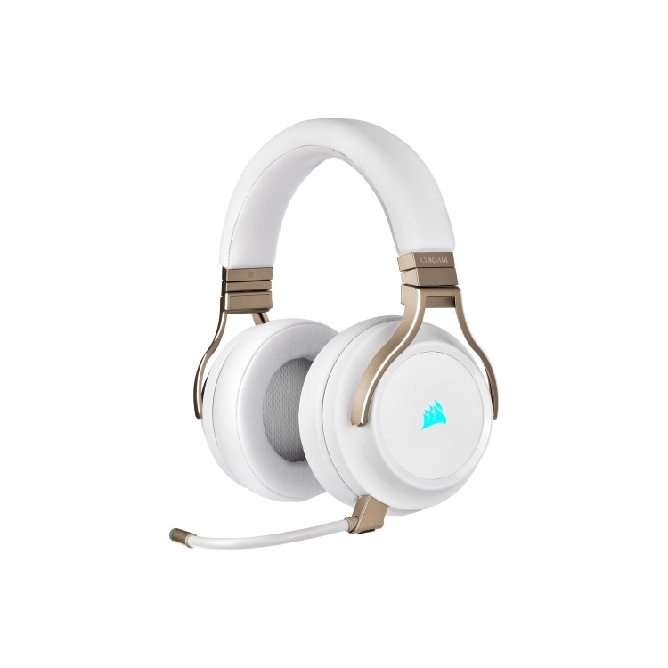 Corsair Virtuoso Wired/Wireless RGB Gaming Headset - Pearl