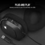 Corsair HS80 Double Sided Over-ear USB with Microphone RGB Wired Gaming Headset