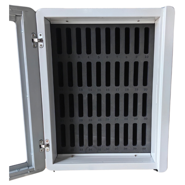 PowerTechnologies CAB-CVC-N40K 40-Slot Secure Phone Locker Cabinet