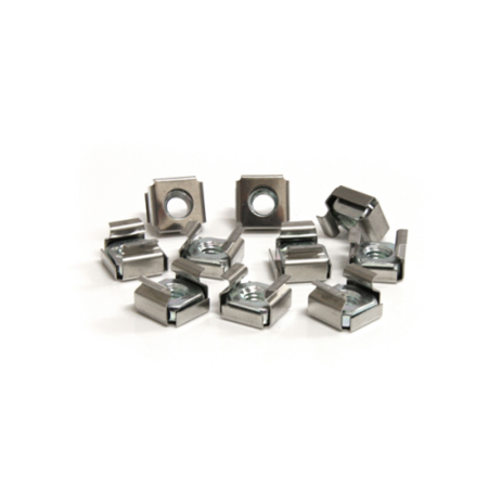50 Pkg M6 Cage Nuts for Server Rack Cabinets
