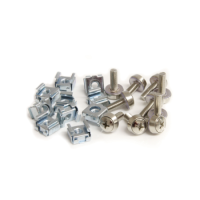 100 Pkg M5 Mounting Screws and Cage Nuts for Server Rack Ca