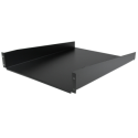 CABSHELF22 Black Standard Universal Server Rack Cabinet Shelf 22" Deep