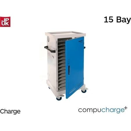 Compucharge ChargeBox 15 with 2 way EPM 'Electronic Power Management' and Data tranfer via USB or Wifi - Storage & charging trolley for up to 15 laptops