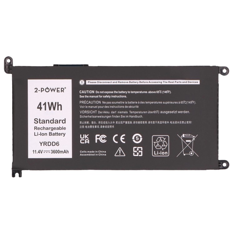2-Power Laptop Battery Pack 11.4V 3600mAh