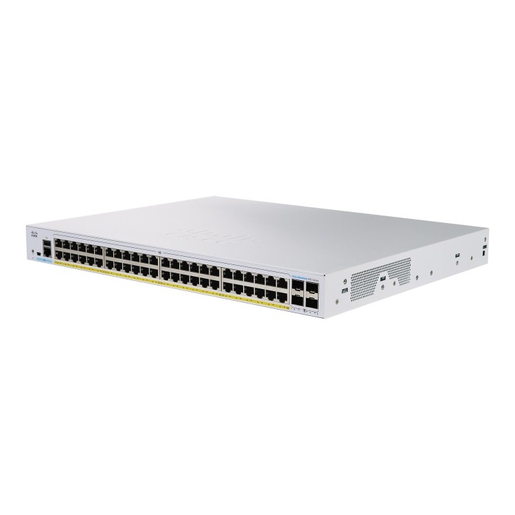 Cisco Business 350 Series 350-48FP-4X 48-Port Gigabit Ethernet PoE+ L3 Rack-mountable Managed Switch