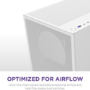 NZXT H5 Flow Mid Tower PC Case White