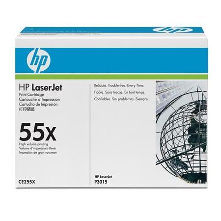 HP CE255X Black Toner Cartridge 12.5k