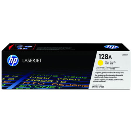 Hewlett Packard HP 128A - Print cartridge - 1 x yellow