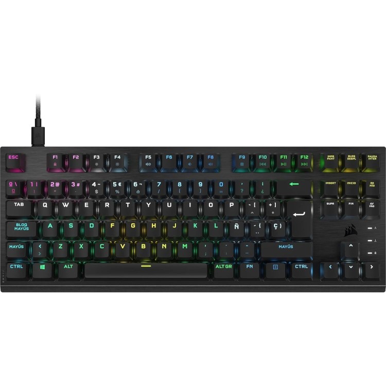 Corsair K60 PRO TKL RGB Mechanical Wired Gaming Keyboard in Black