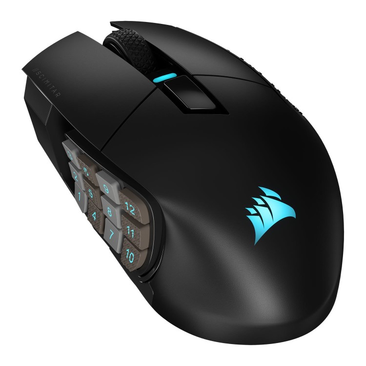 Corsair SCIMTAR ELITE Wireless Gaming Mouse Black