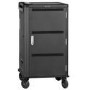 Charging Cart - Push Handle Handle - 4 Casters - 30 Devices Chromebooks iPad and Android Tablets Laptop and Notebook Computers